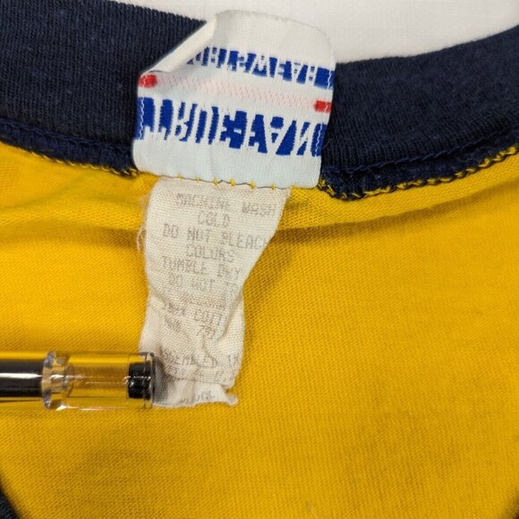 Vintage Indiana Pacers True Fan Genuine Merchandise V-Neck Cotton Shirt XL - Picture 6 of 11